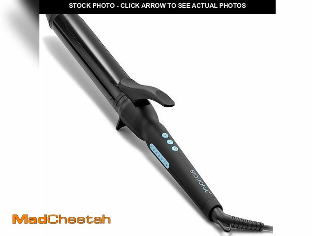 Lot 74-14446124 - Bio Ionic Long Barrel Styler, 1.5 inch Extended Curling Iron with Moisture Heat Technology &amp; Nan...