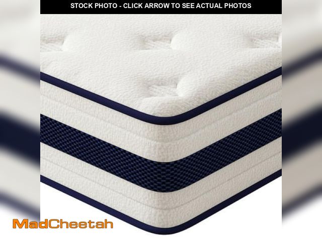 Lot 74-12263471 - NISIEN Queen Mattress  10 Inch Hybrid Memory Foam Mattress in a Box  Pressure Relief  CertiPUR-US - ...