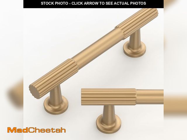 Lot 74-12978416 - Talentedeco 10 Pack Champagne Bronze Cabinet Pulls 3 Inch(76mm) Kitchen Cabinet Handles Cabinet Hard...