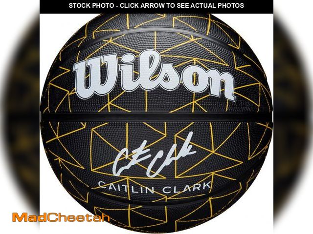 Lot 74-12096634 - WILSON Caitlin Clark Repetition Basketball - Black/Yellow, Size 6-28.5" - UNUSED