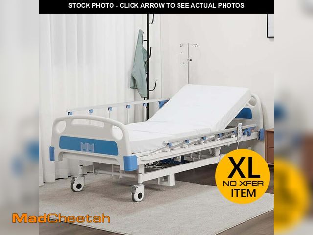 Lot 74-12766515 - ZENART 3 Functions Full Electric Hospital Bed ICU Bed for Home and Hospital use with Thick Mattress ...