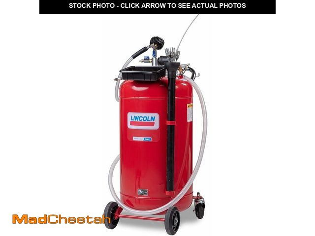 Lot 74-13070783 - Lincoln 3637 25 Gallon Pneumatic Portable Self-evacuating Fluid Evacuator, Compressed Air-operated V...