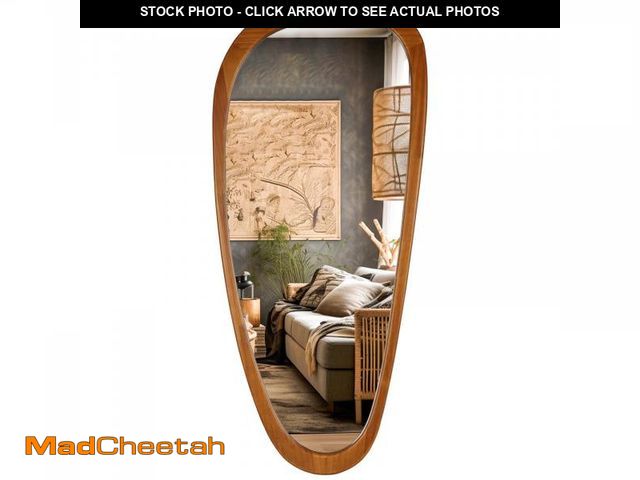 Lot 74-12493602 - WallBeyond Asymmetrical Mirror, Irregular Mirror Full Length, Boho Wall Mirrors Decorative for Bedro...