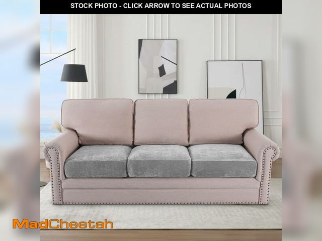 Lot 74-13569791 - H.VERSAILTEX Stretch Mixed-Color Chenille Couch Cushion Cover Soft Sofa Covers Individual Seat Couch...