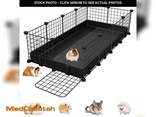 Lot 74-14385173 - Small Animal Playpen with Waterproof Mat,Guinea Pig Cages,49.2x24.6x12.2inch C&amp;C Cage for Hamste...