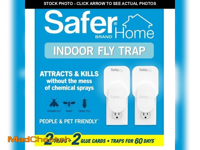 Lot 74-12441885 - Safer Home Indoor Plug-in Fly Trap - SH502-2SR - Effective Fruit Fly Traps for Indoors, Gnat Traps f...