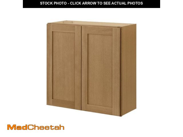 Lot 74-13610833 - Hampton Bay Avondale 30 in. W x 12 in. D x 30 in. H Ready to Assemble Plywood Shaker Wall Kitchen Ca...