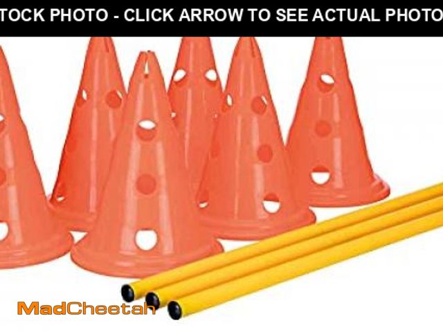 Lot 74-12137321 - TRIXIE Dog Agility Hurdle Cone Set - Dog Agility Set with Height Adjustable Crossbar for Beginners &...