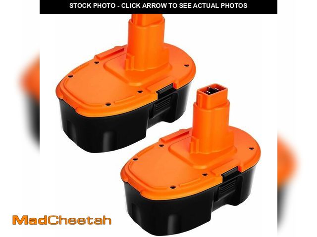 Lot 74-14272375 - SLUPS 18V Replacement Battery for DeWALT: 18 Volt 5.0Ah XRP DC9096 Ni-Mh Batteries Compatible with D...