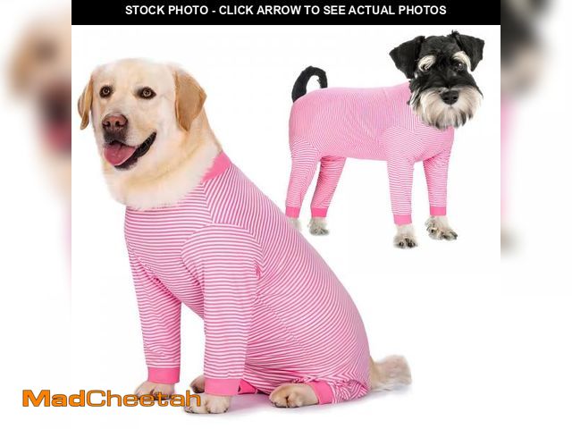 Lot 74-11559244 - Yeapeeto Dog Onesie Surgery Recovery Suit for Large Medium Bodysuit Dogs Pajamas PJS Full Body for S...