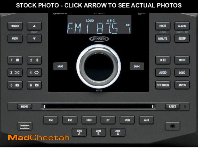 Lot 74-12192752 - Jensen Jwm62a Am Fm DVD CD USB Aux App Ready Bluetooth Wallmount Stereo W/ App - UNUSED