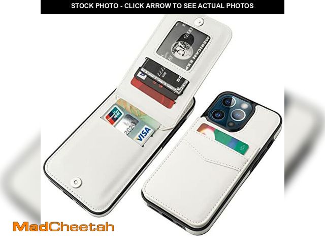 Lot 74-7751180 - KIHUWEY Compatible with iPhone 13 Pro Max Case Wallet with Credit Card Holder, Premium Leather Magne...