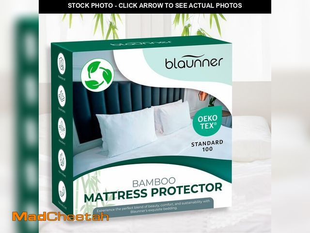Lot 74-12714602 - Mattress Cover Queen Size Bed - Soft &amp; Breathable Queen Size Mattress Protector, Waterproof, Noi...