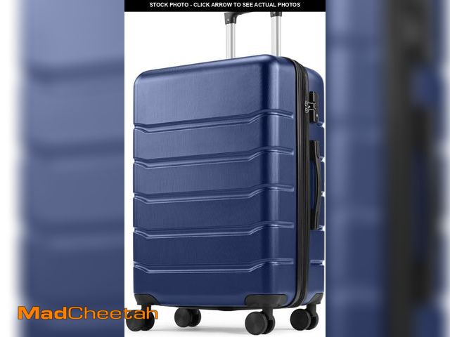 Lot 74-12400157 - Sweetcrispy Carry on Luggage, Hard Shell ABS, Double Spinner Wheels Lightweight Suitcase TSA Lock, N...