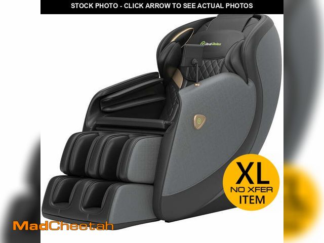 Lot 74-14253482 - Real Relax 3D SL-Track Massage Chair, Full Body Zero Gravity Shiatsu Thai Massage Recliner, Black - ...