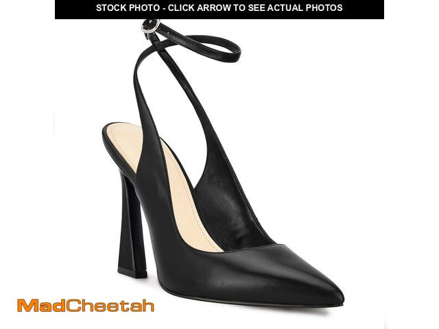 Lot 74-13629438 - Reoplty Womens Closed Toe Ankle Strap Heels Pointed Toe Pumps Shoes Slingback High Heel Wedding Dres...