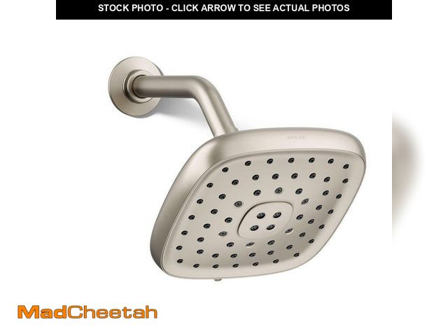 Lot 74-12861329 - *SHOWER HEAD ONLY* KOHLER Fordra 3-Spray Patterns 6.817 in. Wall Mount Fixed Shower Head in Vibrant ...