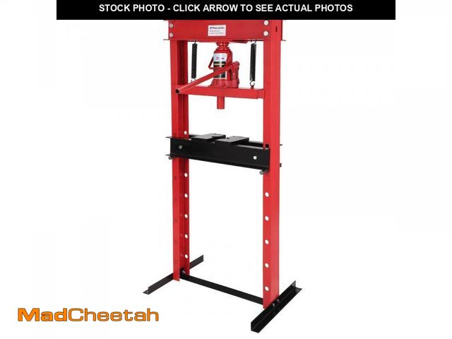 Lot 74-12159459 - *SEE DETAILS* GarveeTech 20 Ton Hydraulic Press, Benchtop Hydraulic Shop Press, H-Frame Garage Floor...