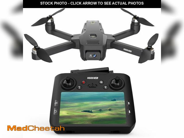 Lot 74-14147958 - GPS Drone with EIS Camera 4.5" LCD Screen on Controller, FPV Drones Al Track&amp;Orbit Mode with Pro...