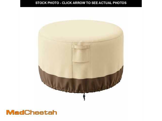 Lot 74-14154379 - Vailge Fire Pit Cover Round,100% Waterproof Round Patio Fire Bowl Cover,Outdoor Heavy Duty Gas Firep...