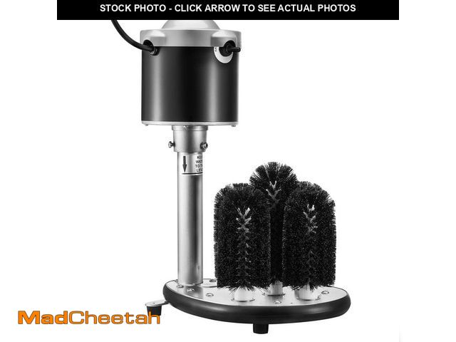 Lot 74-13049649 - VEVOR Electric Commercial Glass Washer, 5-Brush Bottle Brush, 600 Cups/Hour Wine Glass Cleaning Mach...