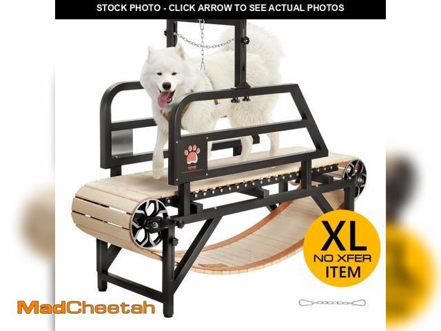 Lot 74-12660535 - VEVOR Dog Treadmill for Large/Medium Dogs with Brake, Slatmill with 3 Adjustable Ramps, Doggy Pacer ...
