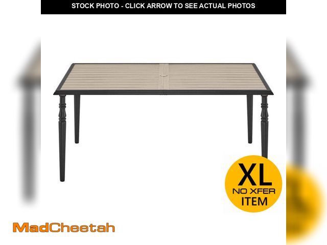 Lot 74-14222155 - Hampton Bay Glenridge Falls Rectangular Outdoor Dining table - UNUSED