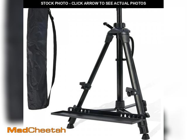 Lot 74-12416811 - (MISSING TRAY) ADHINO 20"-61" Art Easel Stand, Magnesium Iron Tripod with Portable Bag, Ideal for Ki...