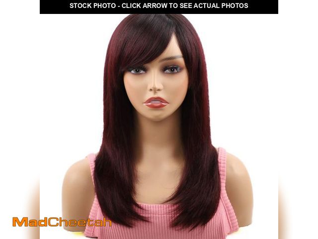 Lot 74-12310669 - NATAGHAIR Human Hair Wigs for White Women - Missmizz Real Hair Wigs for Women Long Layered Straight ...