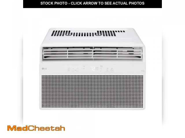 Lot 74-12360051 - LG 8,000 BTU, 115 Volts, Window Smart Air Conditioner Cools 350 sq. ft. with Remote, WiFi Enabled an...
