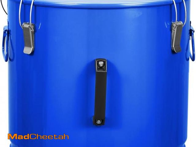 Lot 74-12137713 - Fryer Grease Bucket 10 Gal, Oil Disposal Caddy, Steel Fryer Oil Transport Container with Rust-proof ...