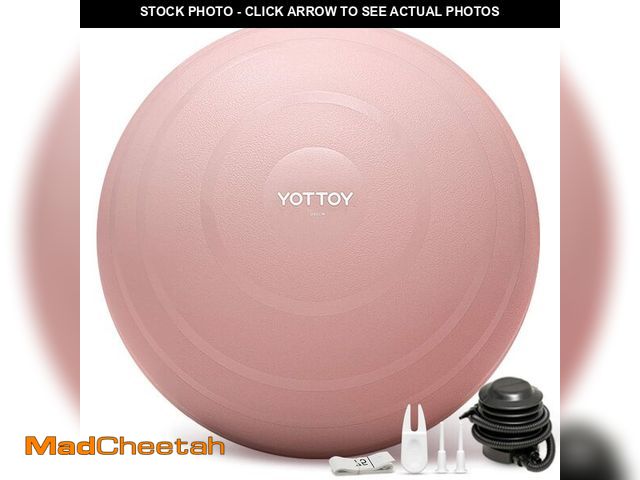 Lot 74-12444775 - YOTTOY Exercise Ball for Pregnancy,Anti-Burst Yoga Ball for Physical Therapy,Stability Ball for Ball...