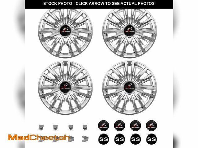 Lot 74-14064309 - SAMXOMAP Golf Cart Hub Caps 8 Inch for EZGO/Club Car/Yamaha (Excludes EZGO RXV) Golf Cart Wheels and...