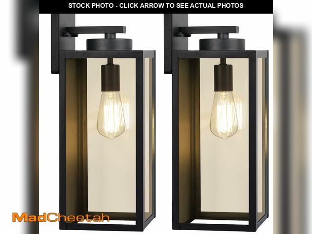 Lot 74-12455693 - Large Size Outdoor Wall Light Fixtures, Exterior Lighting Fixtures Porch Sconces Wall Mounted, Water...