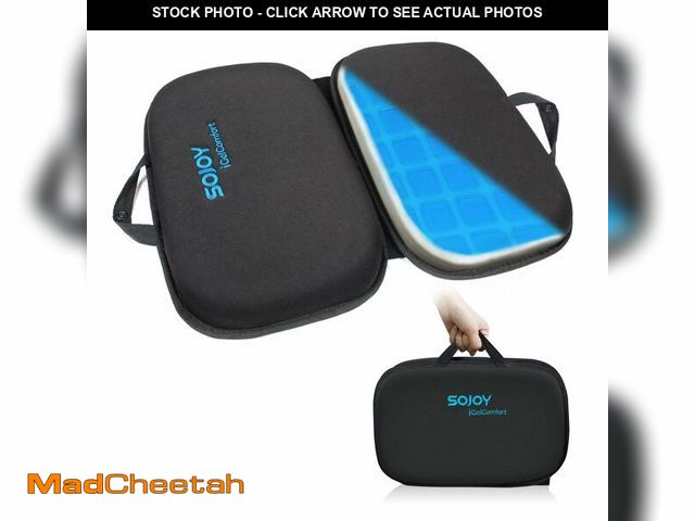 Lot 74-13954498 - Sojoy iGelComfort 3 in 1 Foldable Gel Seat Cushion Featured with Memory Foam (A Must-Have Travel Cus...