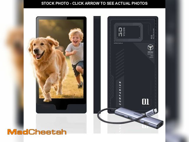 Lot 74-12708510 - 3D Spatial Display Black Digital Picture Frame - 5.7'' Photo Album for Home Decor &amp; Office Tech ...