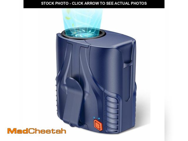 Lot 74-14425255 - DeeKom Portable Personal Waist Fan&amp; Neck Fan, 14000RPM Brushless Motor, 40H Runtime Rechargeable...