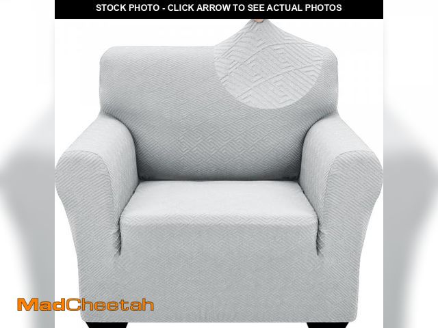 Lot 74-11559541 - ZNSAYOTX 1 Piece Jacquard Chair Slipcovers for Living Room High Stretch Chair Covers with Arms Anti ...