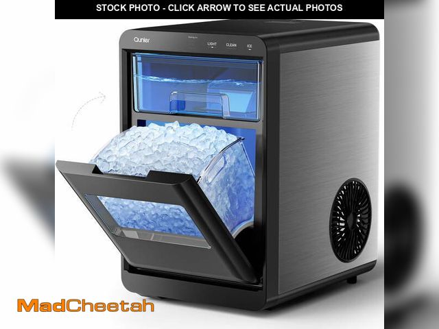 Lot 74-14261394 - Qunler Nugget Ice Maker Countertop, 44lbs per Day Chewable Pebble Nugget Ice Machine with Touch Scre...