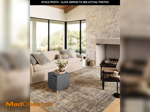 Lot 74-12108417 - Loloi Amber Lewis Morgan Collection MOG-01 Sunset/Ink 8'-3" x 11'-3" Area Rug, Neutral Area Rug for ...