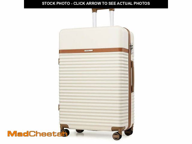 Lot 74-12687604 - Joyway 22 inch Hard Shell Checked Luggage with ABS Hard Case with Dual Spinner Wheels TSA Lock - UNU...