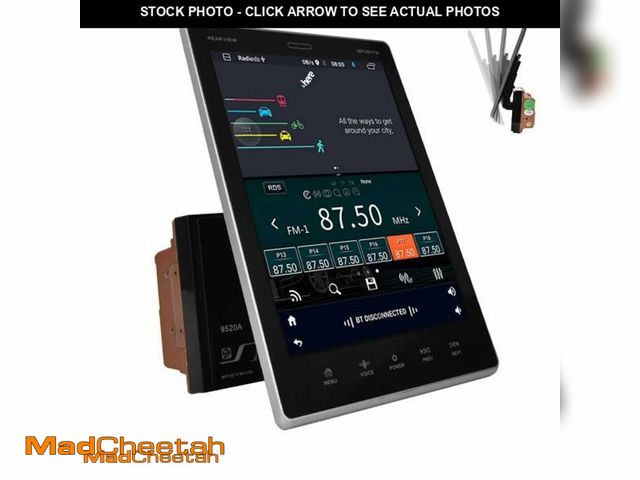 Lot 74-11974521 - Android 13 Double Din Stereo with 9.5 Inch Vertical Touch Screen, 2+32G Android Car Radio with GPS N...
