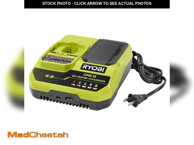 Lot 74-12796204 - RYOBI ONE+ 18V 8A Rapid Charger - USED