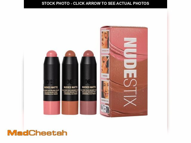 Lot 74-14300358 - Nudestix Sunkissed Blush &amp; Bronze 3-Piece Mini Kit Ã¢â¬â Matte Cream Makeup Sticks for Cheeks...