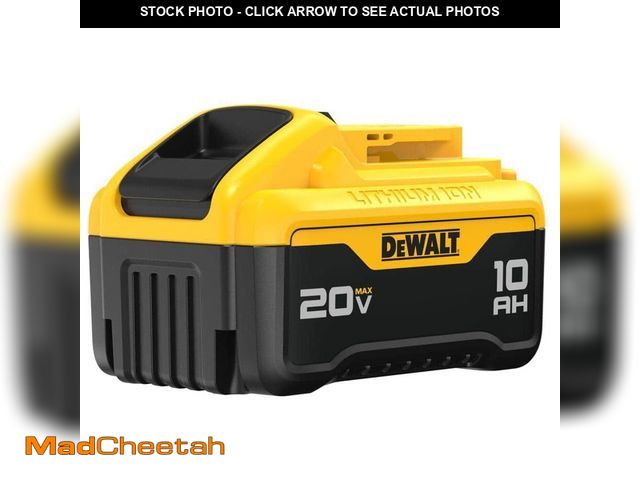 Lot 74-12684323 - DEWALT 20V MAX 10Ah Lithium-Ion Battery Pack - USED