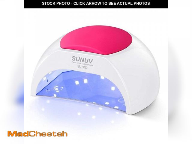 Lot 74-12442819 - SUNUV SUN2C 48W UV Light for Nails, UV LED Nail Lamp with 4 Timer Settings, Curing Lights Compatible...