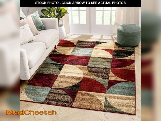 Lot 74-12153497 - Well Woven Barclay Bowery Art Dercor Ivory Geometric Modern Area Rug 3'11'' X 5'3'' - UNUSED