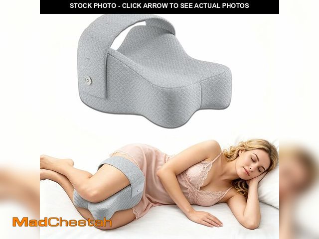 Lot 74-14150879 - NestWhiz Knee Pillow, Memory Foam Leg Wedge Pillow for Side Sleeper with Adjustable Strap &amp; Wash...