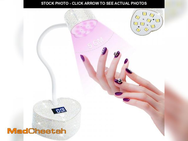 Lot 74-12052984 - UV Nail Lamp,30W Rechargeable Gel Lamp Mini Cordless UV Light with 2 Timers &amp; Auto Sensor,LED Fa...