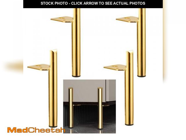Lot 74-11845195 - ALXEH 12 Inch Furniture Legs Gold Coffee Table Feet, Mid-Century Metal Furniture Leg for Sofa Cabine...
